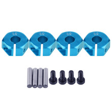 Aluminum Alloy Hex Wheel Hubs For RC Cars CNC Machined Precision Durable In Use Universal Wheel Hex Hub Adapter With Pins And Screws Compatible With 1