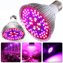 Lâmpada de cultivo de espectro completo e baixo consumo de energia, equivalente a 50W, com alta densidade de fluxo de fótons (PPFD) para jardinagem