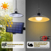 Ultra-Bright Outdoor Pendant Solar Lights, Energy-Saving Solar Lamp With Improved Solar Panel (5V/3.5W), High Efficiency Solar Panel And Built-In