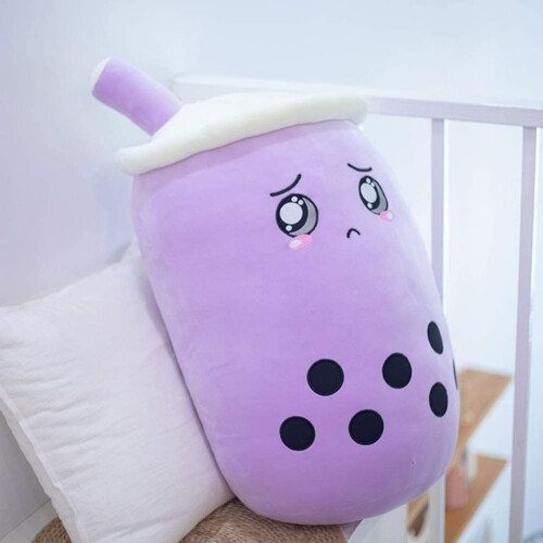 Καλύτερο δώρο Squishy Boba Tea Λούτρινο παιχνίδι, πλενόμενο και ασφαλές για μάσημα,
