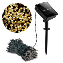 Solar String Lights 10M, Waterproof Outdoor Decorations with Timer Function & Memory Chip for Battery Operated, Easy to Install Festive Decorations,