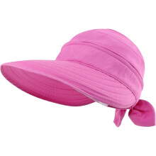 Cappello da sole da donna a tesa larga, cappello da sole pieghevole leggero con protezione UV e corona ventilata, design convertibile 2 in 1 con
