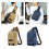 Multipocket Men Single Shoulder Bag Canvas Chest Bag-dark grey 4