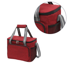 Lunch Bag Bento Bag for Office Picnic Outdoor Travel-Claret