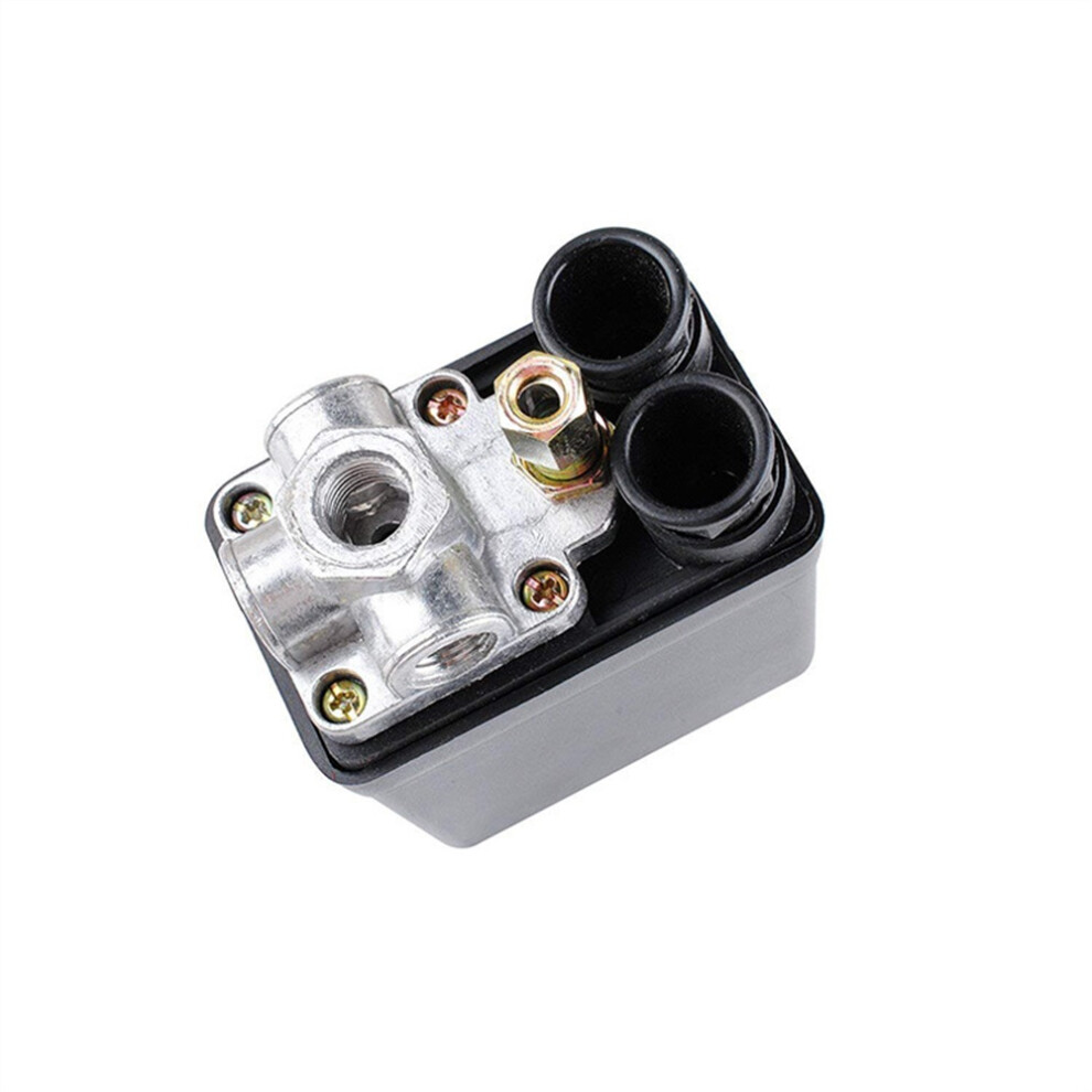Heavy Duty Pressure Switch For Miniature Air Compressor, Auto Control And Auto Load/Unload Functionality, Industrial Grade Long Lifespan Four Port Swi 9463374394013