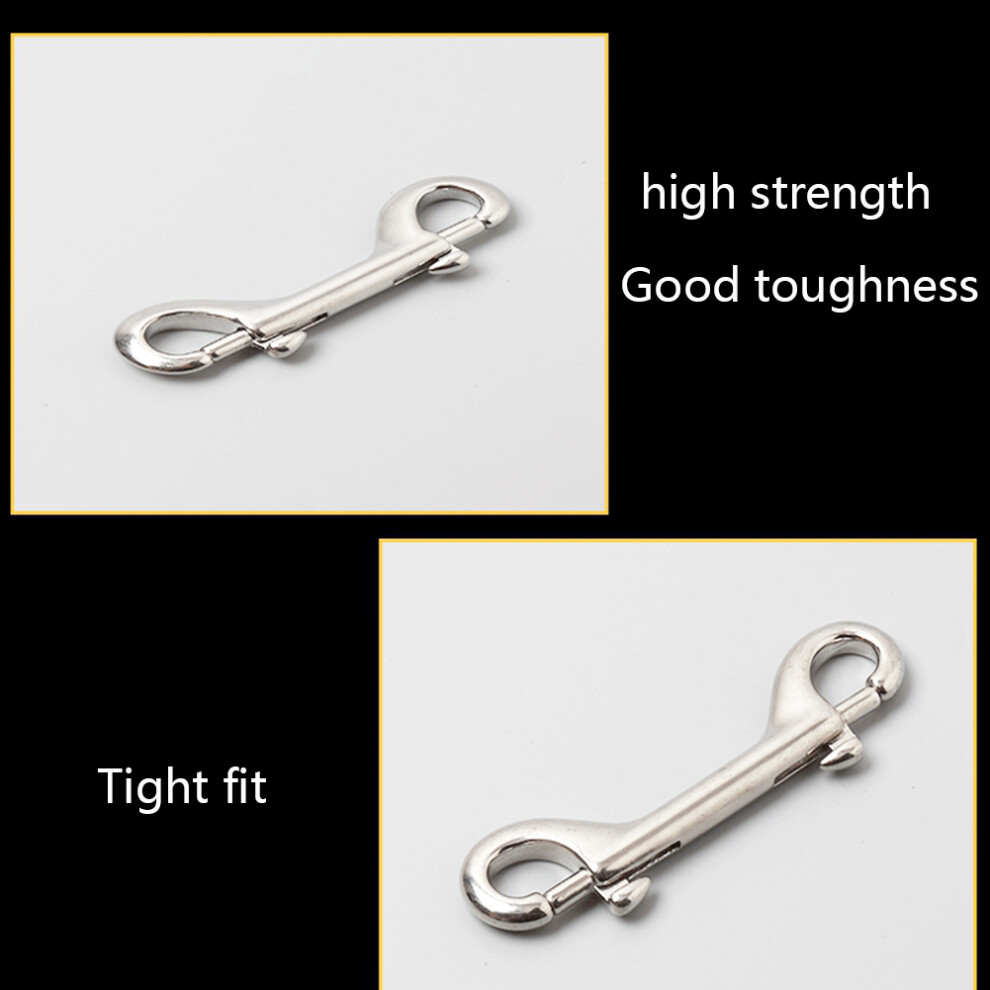 Double-Ended Bolt Snap Hooks, Heavy-Duty Stainless Steel Quick Release Triggers For Rope, Chain, Straps, And Animal Leashes, Ideal For Farm, Home, And 9335627603565