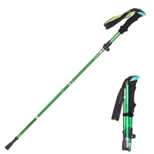 Aircraft Aluminum Hiking Poles, Metal Flip Locks, Superior Materials, Foldable for Easy Transport, 1 Pc