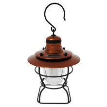 Vintage Retro Style Adjustable Led Compact Lantern, Portable Usb Rechargeable Lamp For Gardens Tents And Christmas Party Decoration, 9.34*14*18.76Cm,