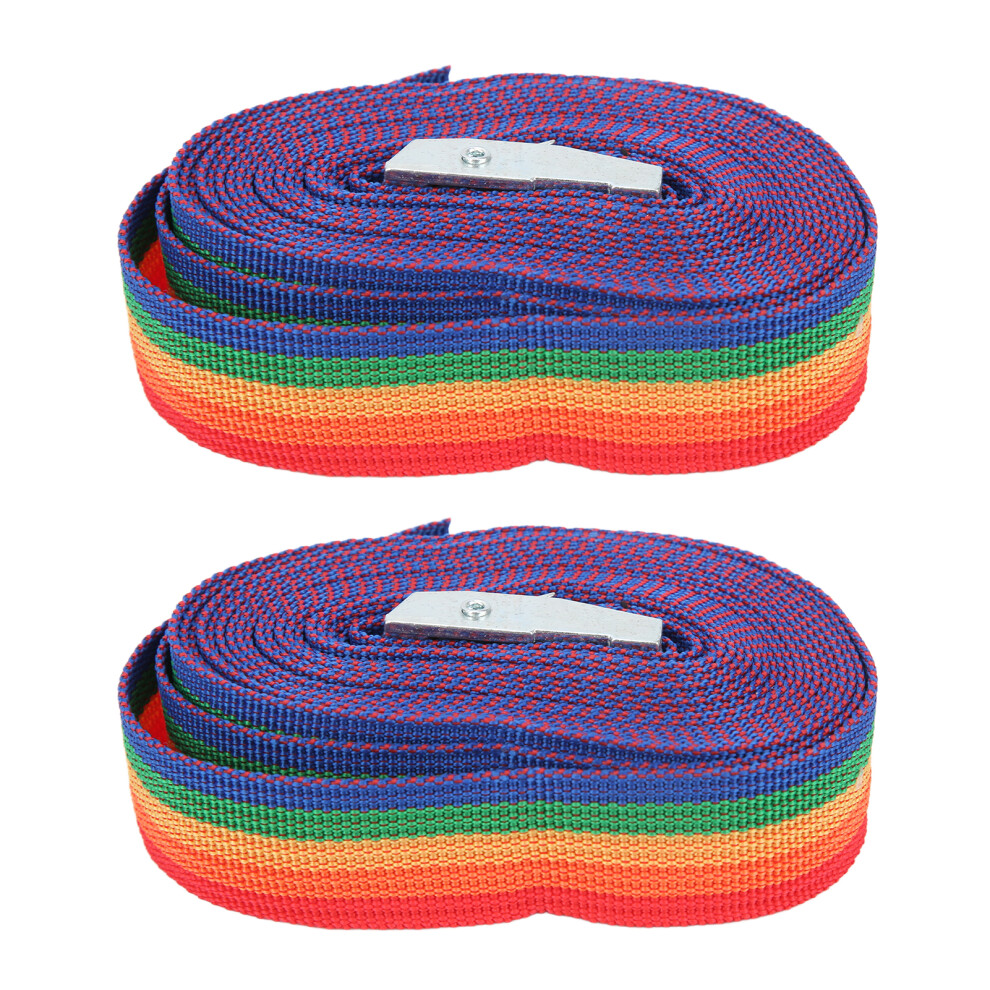 Adjustable Zinc Iron Buckle Lashing Strap, 3M, Colorful, 0.9In 7901377170002
