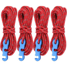 Reflektierende, ultraleichte Zeltleinen aus strapazierfähigem Nylon für Camping, Wandern, Trekking und Outdoor-Aktivitäten; witterungsbeständig