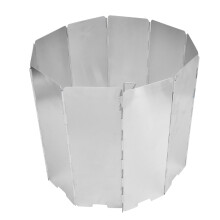 Paravientos de aleación de aluminio para exteriores, ligero y portátil, para fogón de camping para hornillos de cocina, aluminio importado,