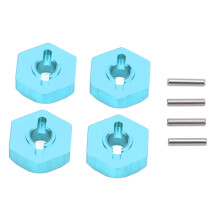 RC Wheel Hex Adaptor Set, Impermeable Motor Lightweight Advantage High Quality Aluminum Alloy Hub Drive Adapter With Pins For Traxxas E Revo Slash Sum