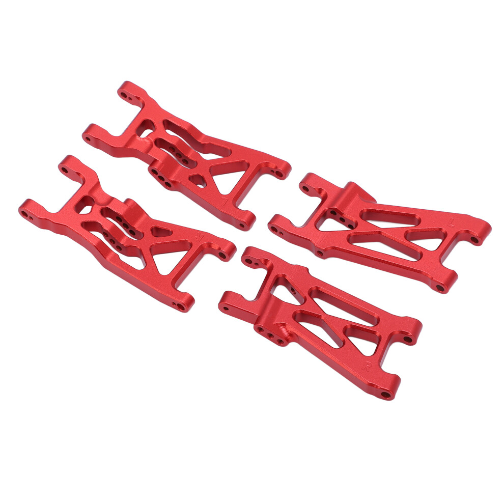 Aluminum Alloy Rc Front & Rear Suspension Arm Set For 1/10 22S 2Wd Rc Cars, Red 4941373807727