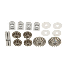 Ingranaggi differenziali in acciaio per auto radiocomandate 1/7 e 1/8, resistenti all'usura
