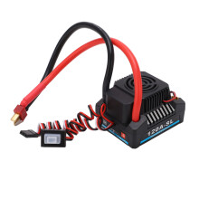 Electronic Speed Controller for 1/8 RC Truck, Waterproof and Dustproof RC Brushless ESC with Sensorless Compatibility