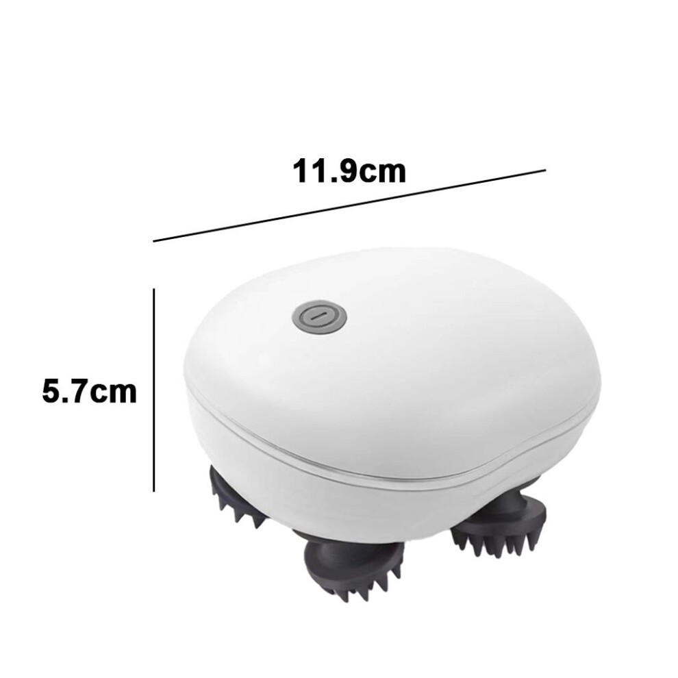 Electric Cat Massager for Dogs and Cats, Rotatable Massage Heads with Dual Intensity Settings, Therapeutic Massage Device for Pet Relaxation and
