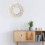 Boho Fringe Decorative Mirror, Macrame Hanging Wall Art for Home Decor (Minimalist Design) 6