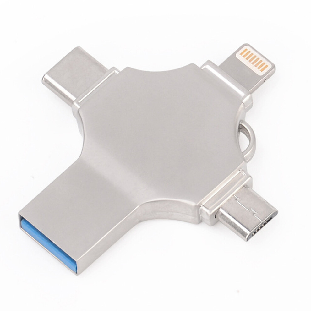 Versatile 4-In-1 Photo Stick, Auto Backup Flash Drive With High-Speed Data Transmission For Seamless File Management Across Devices (32Gb) 9448196663684
