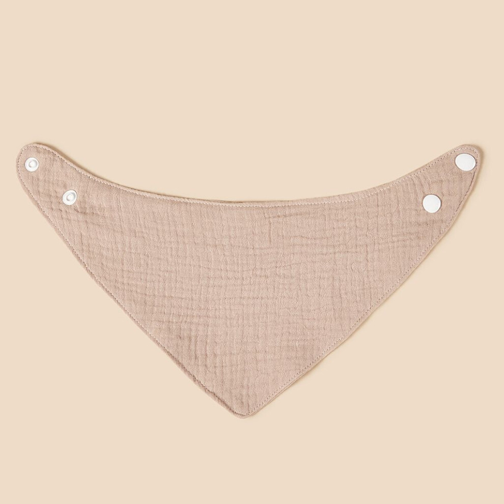 Soft Bandana Drool Bibs for Babies, Organic Muslin Cotton Baby Bibs for Drooling and Teething, Super Absorbent Muslin Drool Bibs with Adjustable Side