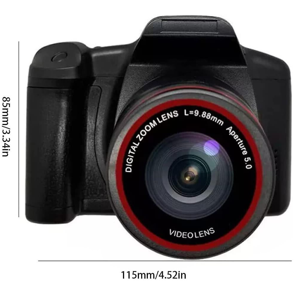 1080P Resolution Camera, Lightweight Portable Compact Design, Fhd Video Capture For Amateurs And Beginners 9169997195715