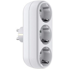 Smart stikkontakt, jordet USB + type C-indgang, ovalt design til vægafstandskontrol, alsidig hvid farve, brandhæmmende ABS-materiale af høj