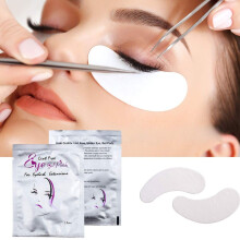 Beauty essential voor wimperverlenging: hydrogel oogmasker voor bescherming van de gevoelige huid, pluisvrije oogpads voor in de salon en voor