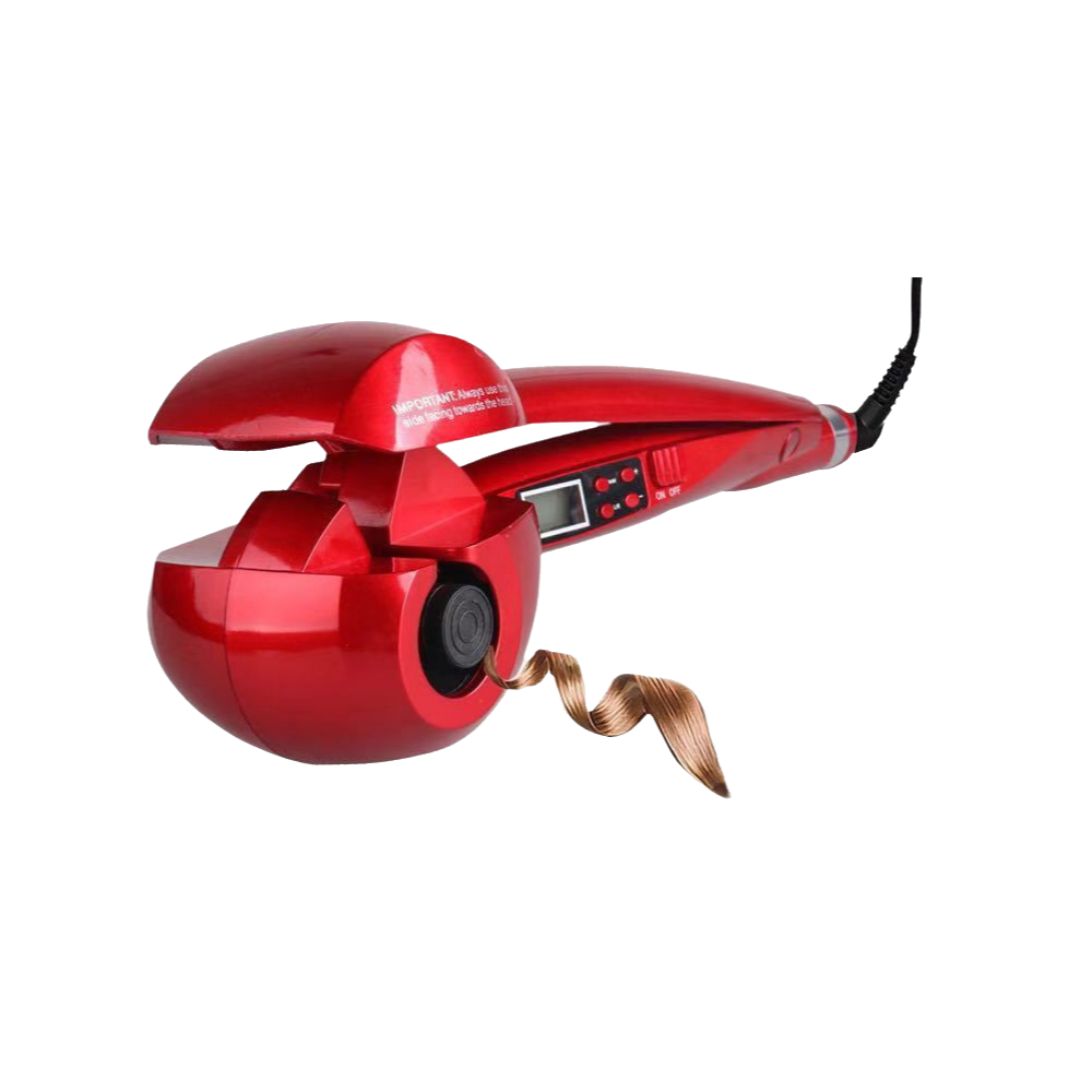 Silk Plate Self-Winding Hair Curler, Adjustable Temperature with Automatic Shut-Off Feature