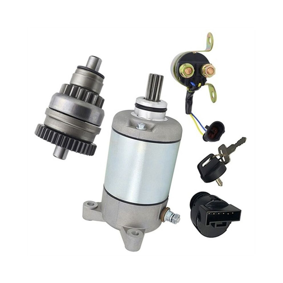 Utv W/Bendix & Relay Key Kit For 500 Ho 2008-2012 Atv Sportsman Efi 06-2009 Scrambler 500 07-12 6032593295437