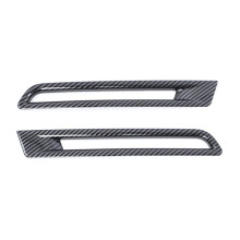 Rear Fog Light Frame Fog Lamp Frame Covers Trim for Sienna 2021-2022 Carbon Fiber Pattern