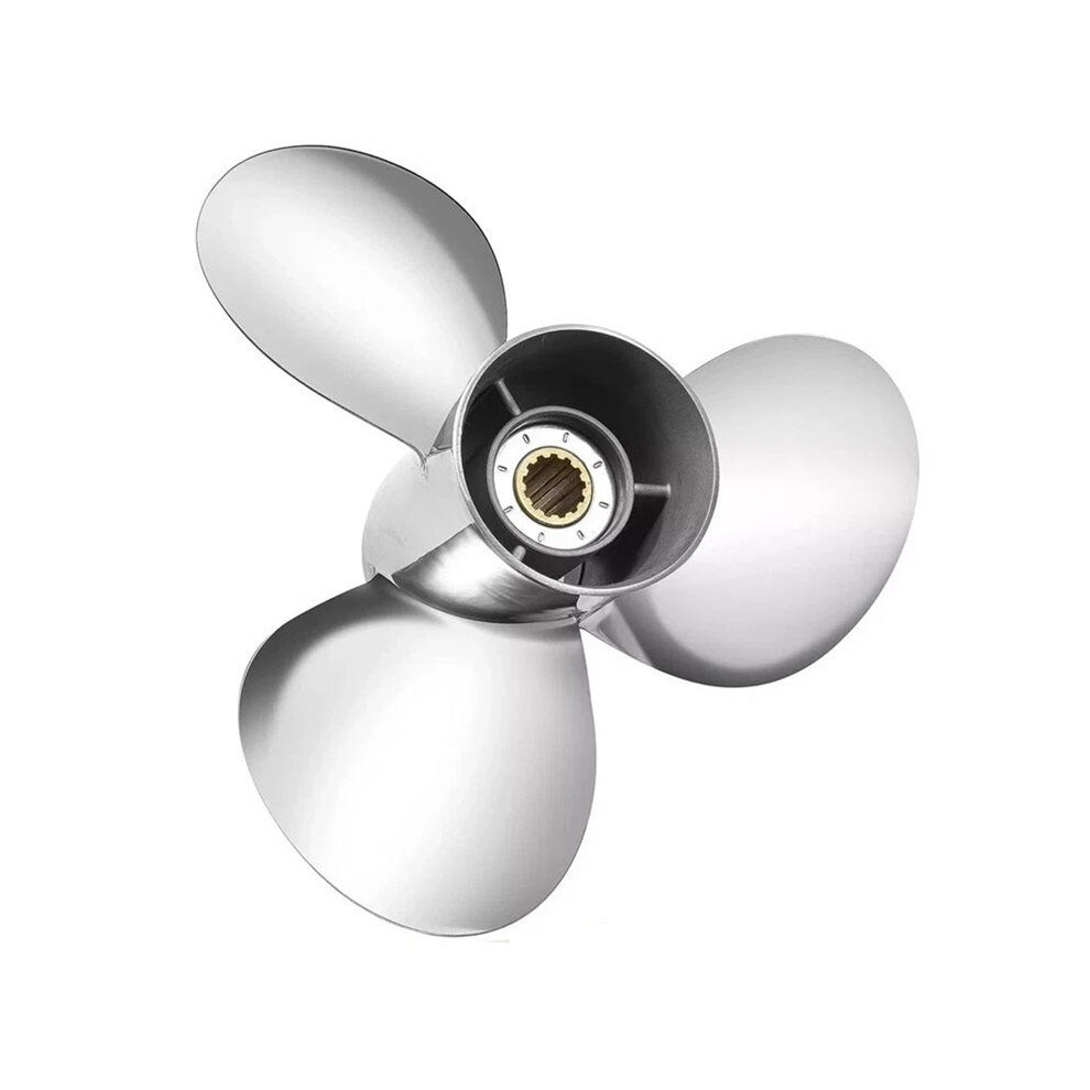 11 1/8 X 14 Stainless Steel Outboard Propeller 697-45970-00-98 For 25-60Hp 13 Tooth Rh 6032636659622