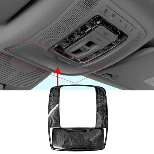 Car Interior Reading Light Frame+Speaker Cover Trim Sticker Set for   A B CLA GLB EQA GLA GLS Class 19-2024 1