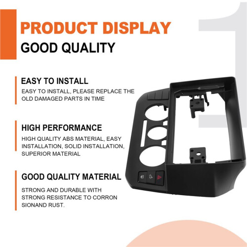 9 Inch Car Frame Fascia Adapter for   2018+ Android Radio Dash Fitting Panel Kit LHD 2