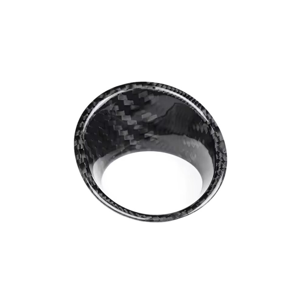 Real Hard Carbon Fiber Car Ignition Key Frame Trim For 500 Abarth 595 695 2010-2024 6032636659073