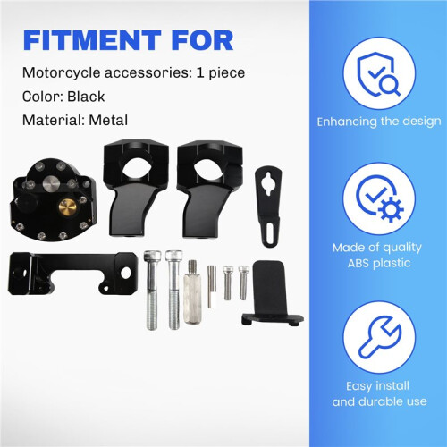 Motorcycle Steering Damper Stabilizer Steering Damper Buffer Mount for  800MT-X 450MT Motorcycle Accessories 2