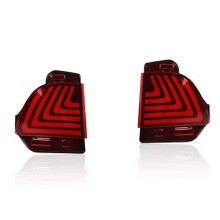 Rear Bumper Reflector Light for LX570 2016-2019 Brake Light Rear Tail Lamp Sequential Turn Signal Light
