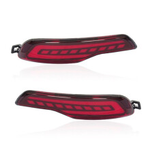 LED Rear Bumper Reflectors Light for Cherokee 2014-2018 Brake Light Tail Lamps Sequential Turn Signal Light