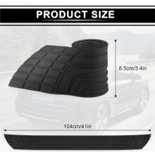 2 Stuks Auto Achterbumperbeschermers, Bumperbeschermers, Universele Rubberen Anti-Kras Kofferbakbeschermers voor SUV'S en Auto'S