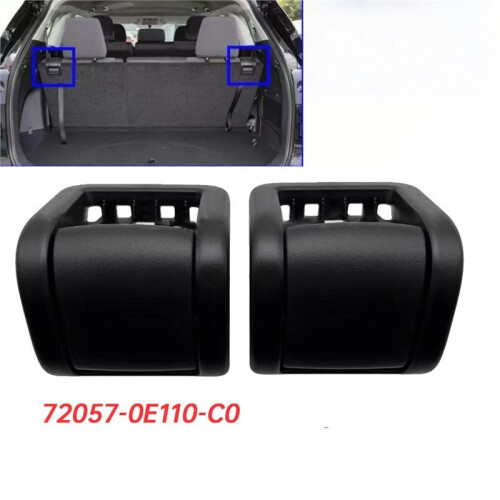 2pcs Car Third Row  Handle Folding Handle Fixing Buckle 72057-0E110-C0 for  Highlander 22-25 72057-0E110-E0 1