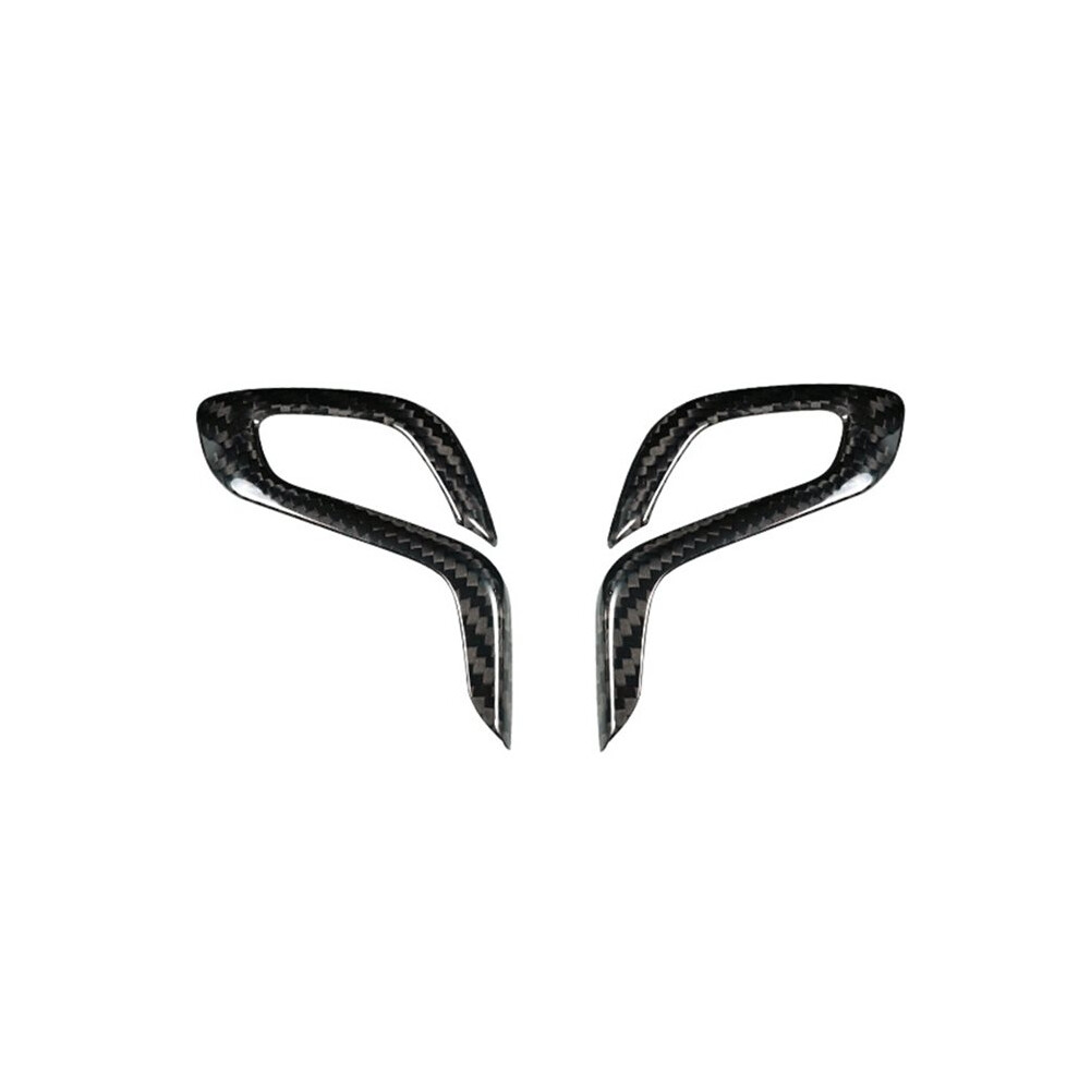 Real Dry Carbon Fiber Car Shift Gear Knob Trim Cover For F90 M5 F97 X3m F98 X4m 2019-2023 Carbon Fiber Pattern Light 6031092557923