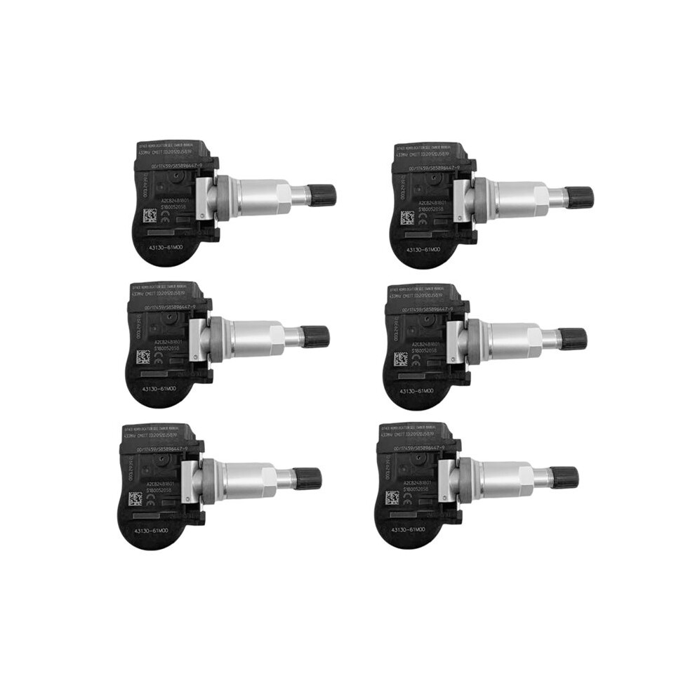 6Pcs Tpms Tire Pressure Sensor 43130-61M00 43139-61M00 For Vitara Sx4 S- Ignis Baleno Swift Jimmy Alto Light 6032636658687