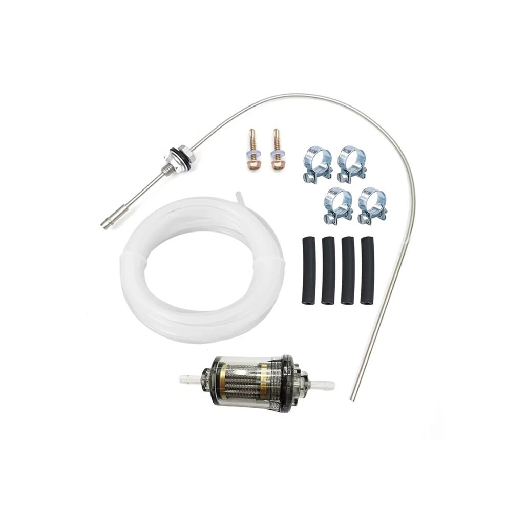 Universal Air Filter Parking Heater Parts Fuel Oil Filter+Oil Pipe Fit For Truck Bus Caravan Boat Auto Trailers 6032636611736