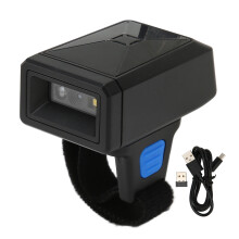Wearable Ring Barcode Scanner, Fast Scanning With Screen Detection And Multi Device Compatibility For Retail And Warehouse