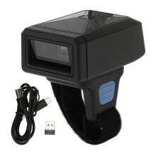 Compact Barcode Ring Scanner, Multi-language Support for International Use, Wearable Design for Enhanced Mobility