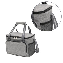 Lunch-Tasche, Bento-Tasche für Büro, Outdoor, Reisen,-Grau