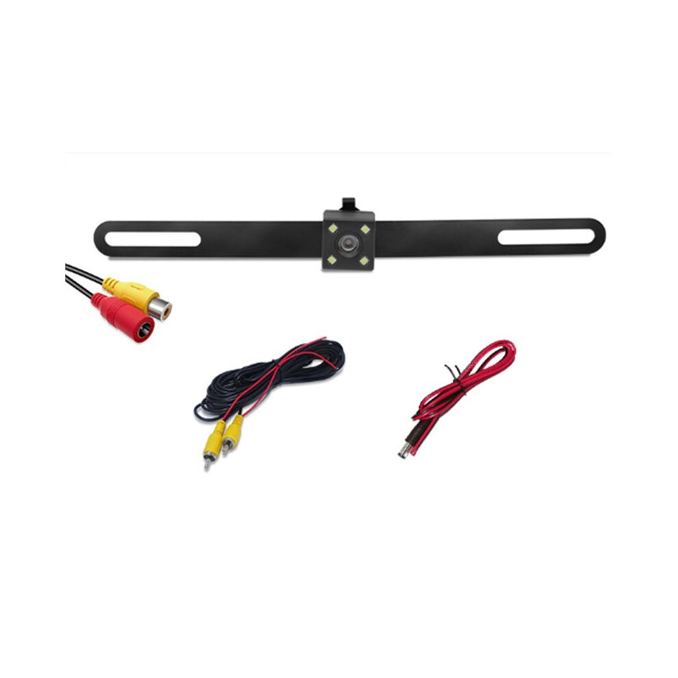 Ccd Cvbs Camera Car Rear View Camera With Ruler License Plate Bracket Camera Car 4Led Reversing Camera B301 4711583737875