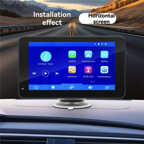7inch Carplay Portable Screen Car Navigation Central Control  Car MP5 Player 2