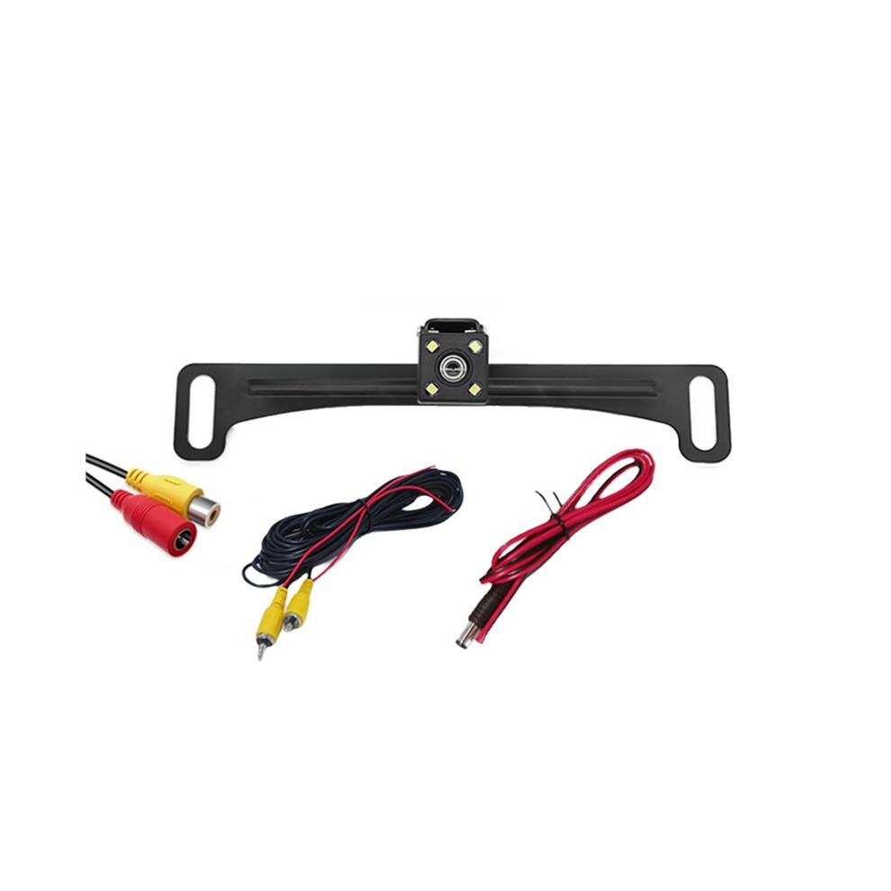 Ccd Cvbs Camera Car Rear View Camera With Ruler License Plate Bracket Camera Car 4Led Reversing Camera B303 4714029275849