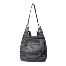 Sac à bandoulière tendance et élégant pour femmes, sac à -Gris