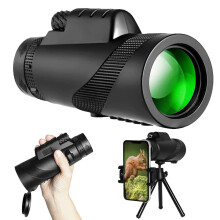 Telescopio monoculare ad alta potenza, monoculare ad alta definizione con ingrandimento 80x100 per birdwatching, escursionismo, campeggio e altre