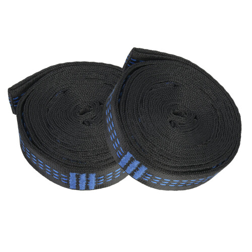 Heavy-Duty Hammock Suspension System, Adjustable Height No-Stretch Polyester Straps, Safe Secure Versatile Set for Outdoor Activities 2